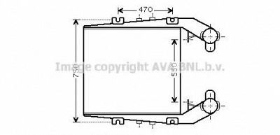 AVA QUALITY COOLING re4065 -  Интеркулер